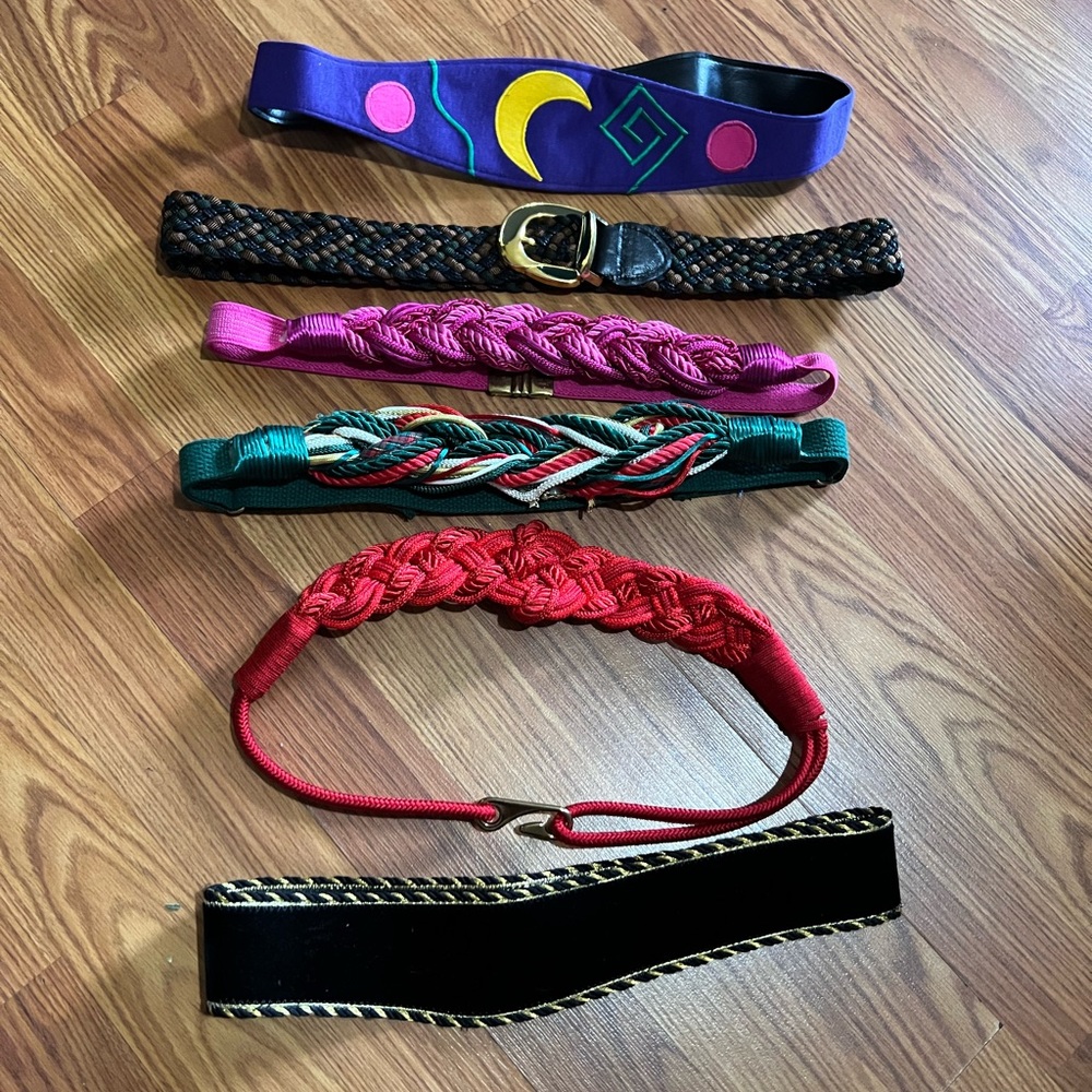 Vintage belts
